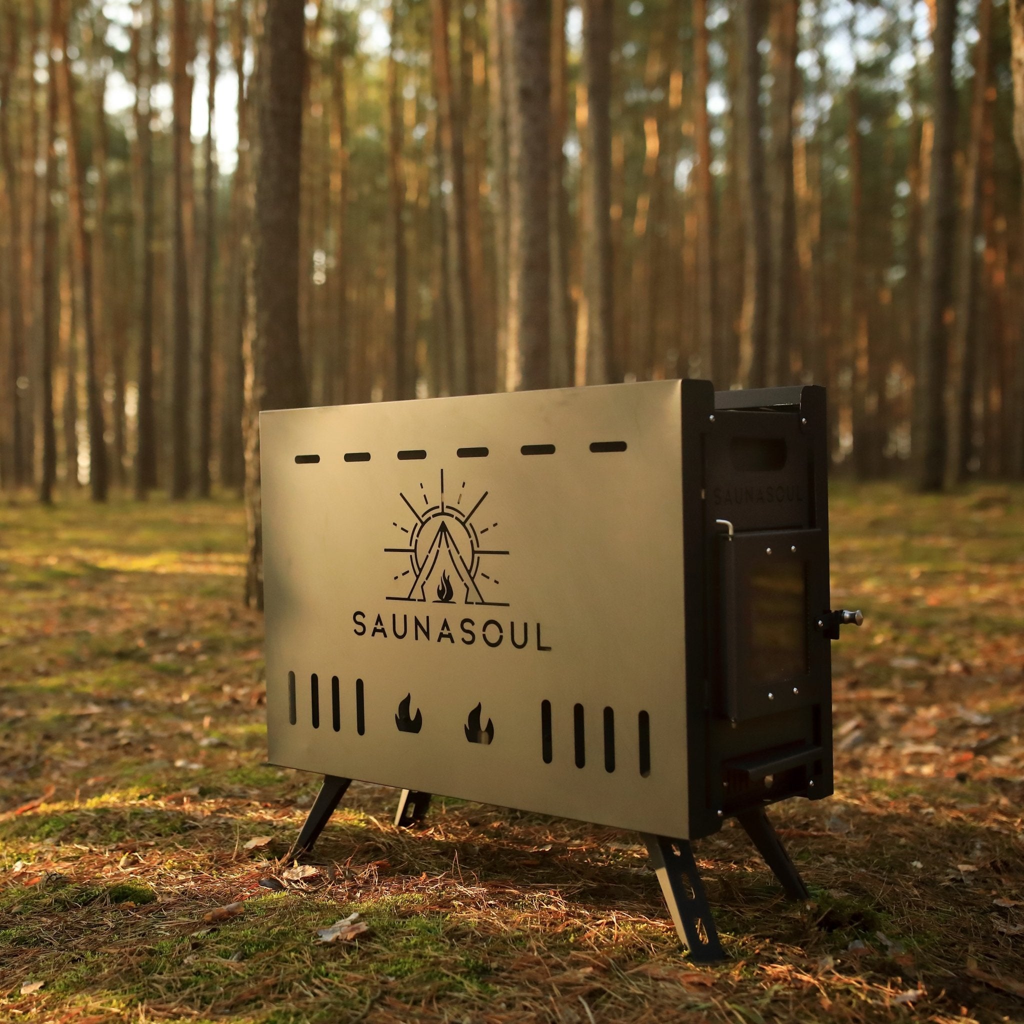 Piec na drewno do sauny namiotowej - Sauna Soul