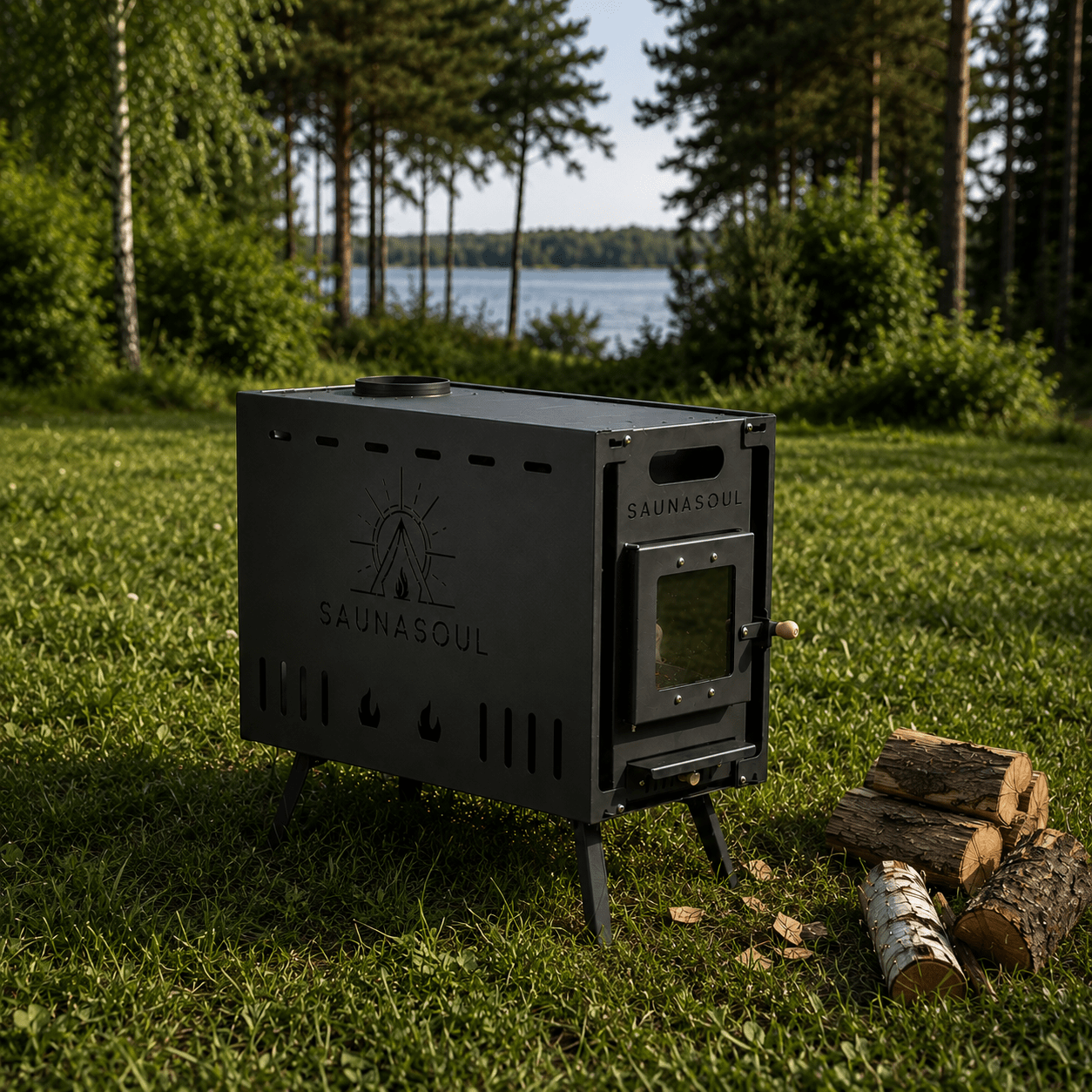 Piec na drewno do sauny namiotowej - Sauna Soul